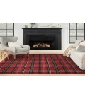 Nourison Grafix Red GRF03 9 ft. X 12 ft. Rectangle Rug