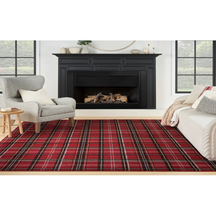 Nourison Grafix Red GRF03 9 ft. X 12 ft. Rectangle Rug