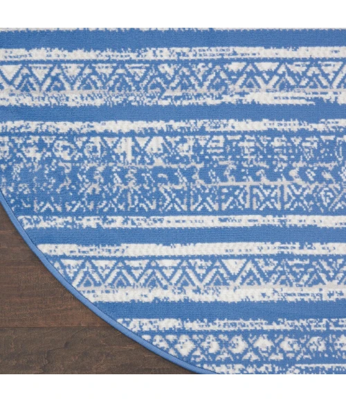 Nourison Whimsicle Area Rug WHS16-Light Blue Ivory