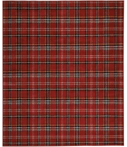 Nourison Home Grafix GRF03 Red 7 ft. 10 in. X 9 ft. 10 in. Area Rug
