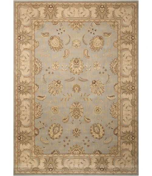Nourison Home Persian Empire Aqua PE22 2ft.3in. x 8ft. Rect. Rug