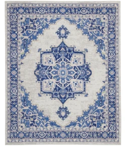 Nourison Home Whimsicle WHS03 Ivory Blue 8 ft. X 10 ft. Area Rug