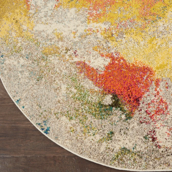 Nourison Celestial Area Rug CES12-Ivory/Multicolor