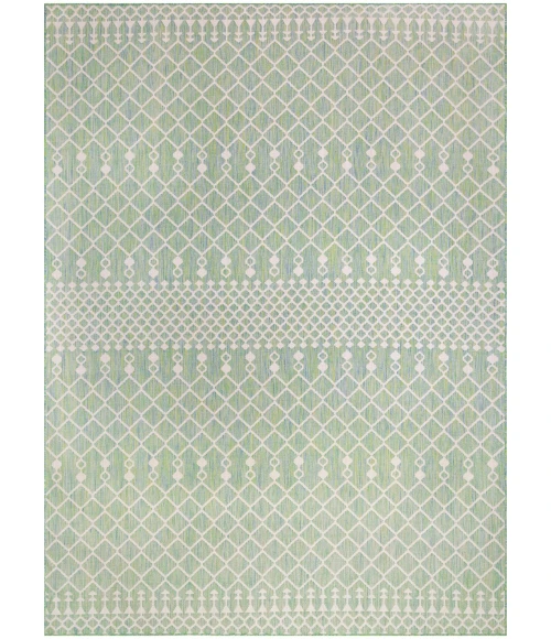 Nourison Positano Blue Green POS02 8 ft. X 10 ft. Rect. Rug