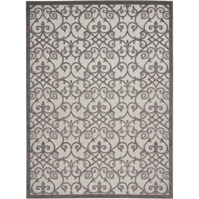 Nourison Aloha Area Rug ALH21-Grey/Charcoal