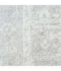 Nourison Astra Machine Washable Light Grey ASW11 4 ft. X 6 ft. Rect. Rug