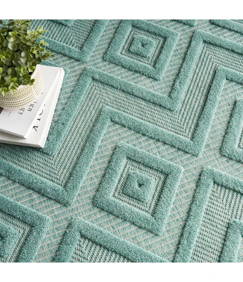 Nourison Versatile Area Rug NRV01 Aqua/Teal