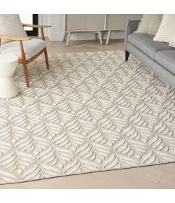 Nourison Home Aloha ALH35 Ivory Grey 9 ft. X 12 ft. Area Rug