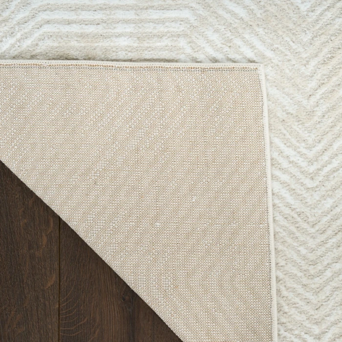 Nourison Dekor Ivory Beige DEK04 5 ft. 3 in. X 7 ft. Rect. Rug