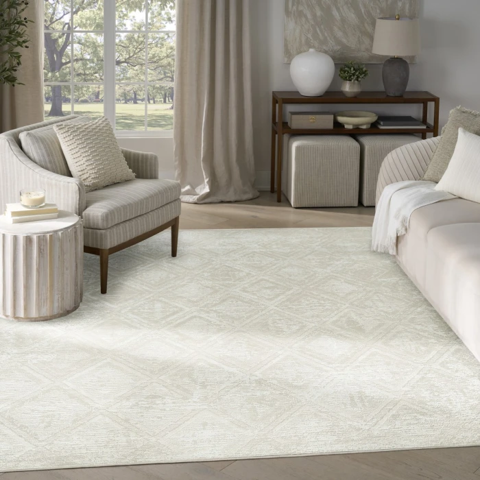 Nourison Dekor Beige DEK05 7 ft. 10 in. X 9 ft. 10 in. Rect. Rug