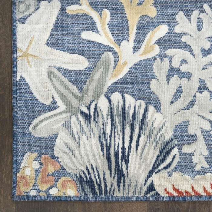 Nourison Home Suncoast Blue SNC04 2ft. x 6ft. Rect. Rug