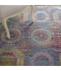 Nourison Home Ankara Global Multicolored ANR05 6ft. x Round Round Rug
