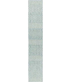 Nourison Home Positano POS02 Aqua 2 ft. 2 in. X 12 ft. Area Rug