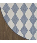 Nourison Positano Navy Blue POS04 12ft. Round Rug