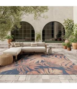 Nourison Home Aloha ALH43 Blue Rose 7 ft. 10 in. X 10 ft. 6 in. Area Rug
