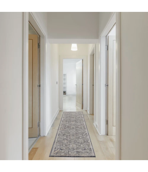 Nourison Lynx Navy Multicolor LNX02 12 ft. Rect. Rug