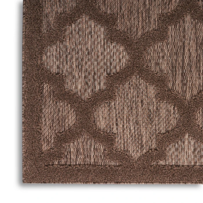 Nourison Easy Care Brown NES01 10 ft. X 14 ft. Rect. Rug