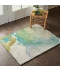Nourison Prismatic Seafoam PRS16 2 ft. X 3 ft. Rect. Rug