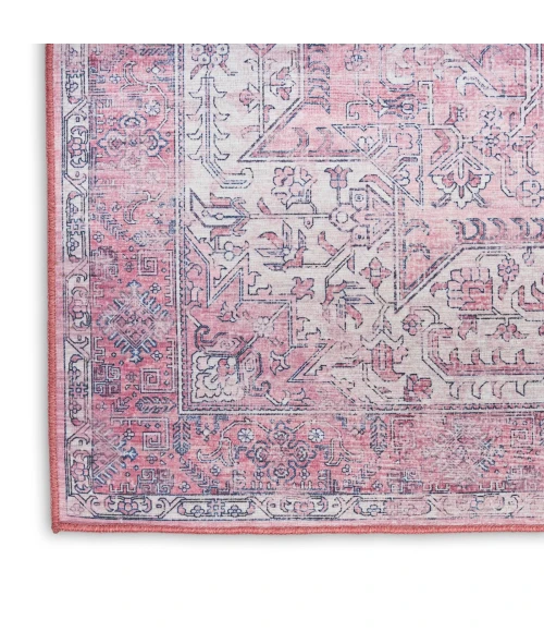 Nourison Nourison Washables Pink NWB15 5 ft. 2 in. X 7 ft. Rect. Rug