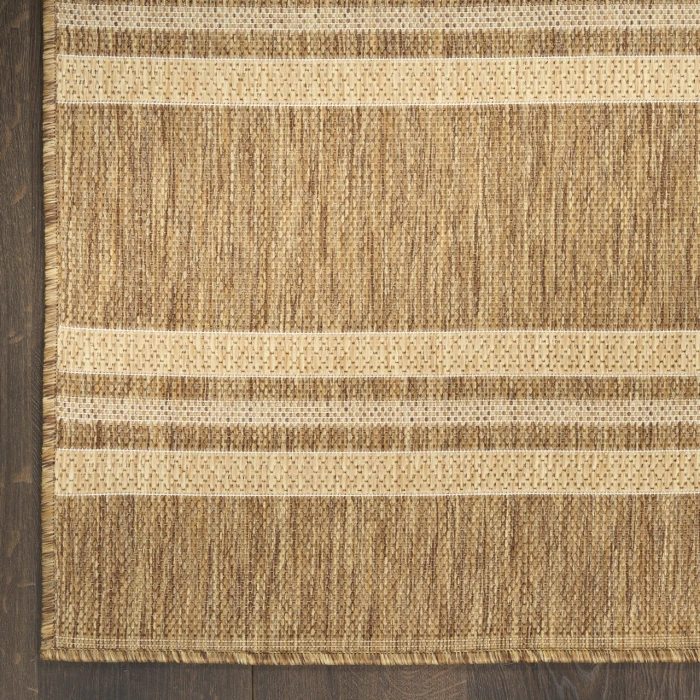Nourison Home Horizon Indoor/Outdoor Tan HOZ05 10ft. x 14ft. Rect. Rug