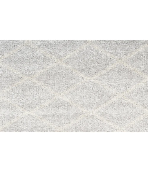 Nourison Astra Machine Washable Grey ASW10 5 ft. 3 in. Round Rug