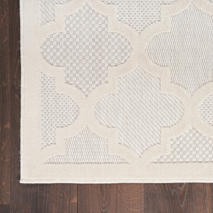 Nourison Easy Care Area Rug NES01 Ivory/White