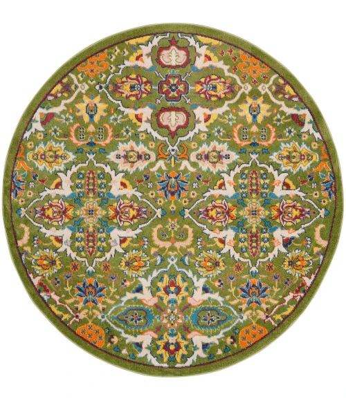 Nourison Allur Area Rug ALR03 Sage Ivory