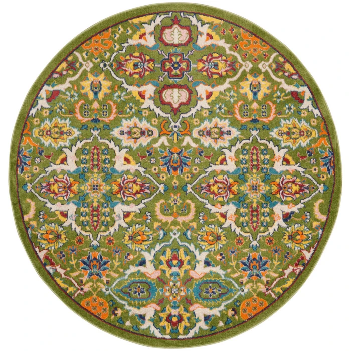 Nourison Allur Area Rug ALR03 Sage Ivory