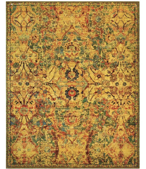 Nourison Home Timeless Green TML02 7ft.9in. x 9ft.9in. Rect. Rug