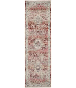 Nourison Home Vintage Kashan VKA07 Red/Ivory 2 ft. 4 in. X 8 ft. Area Rug