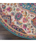 Nourison Passion Round Area Rug PSN22-Ivory/Multi