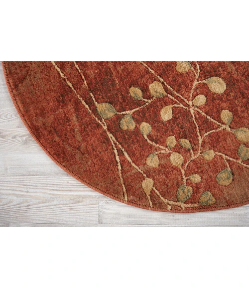 Nourison Somerset Area Rug ST74 Flame