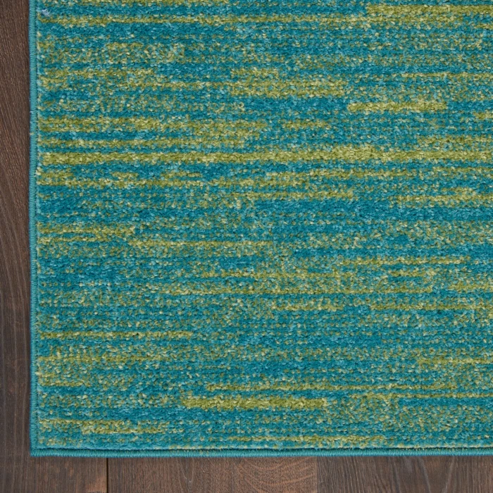 Nourison Nourison Essentials Blue Green Area Rug NRE01 Blue Green 10' x 14'