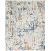 Nourison Home Quarry QUA01 Beige Blue Rust 5 ft. 3 in. X 7 ft. 3 in. Area Rug