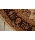 Nourison Home Heritage Hall Brown HE19 9ft. x Round Round Rug