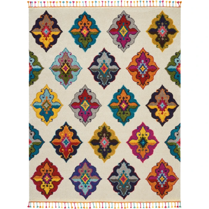 Nourison Home Nomad White NMD06 7ft.10in. x 10ft.6in. Rect. Rug