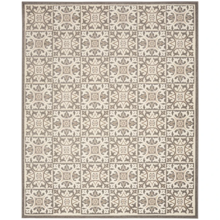 Nourison Aloha Area Rug ALH34 Ivory Grey