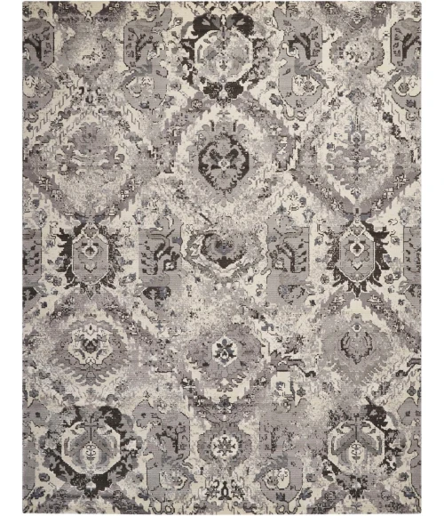Nourison Tahoe Modern Area Rug TWI03-Ivory/Grey