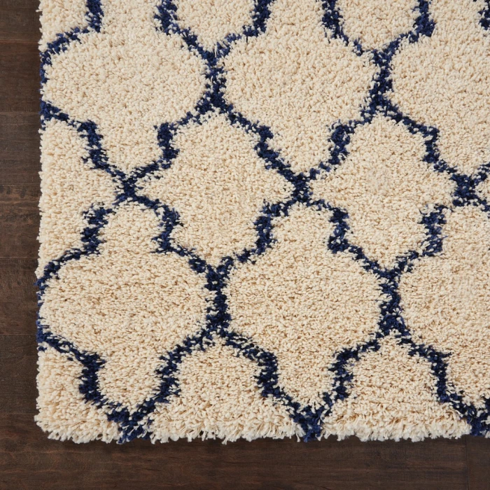 Nourison Amore Area Rug AMOR2-Ivory/Blue