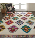 Nourison Home Nomad White NMD06 7ft.10in. x 10ft.6in. Rect. Rug