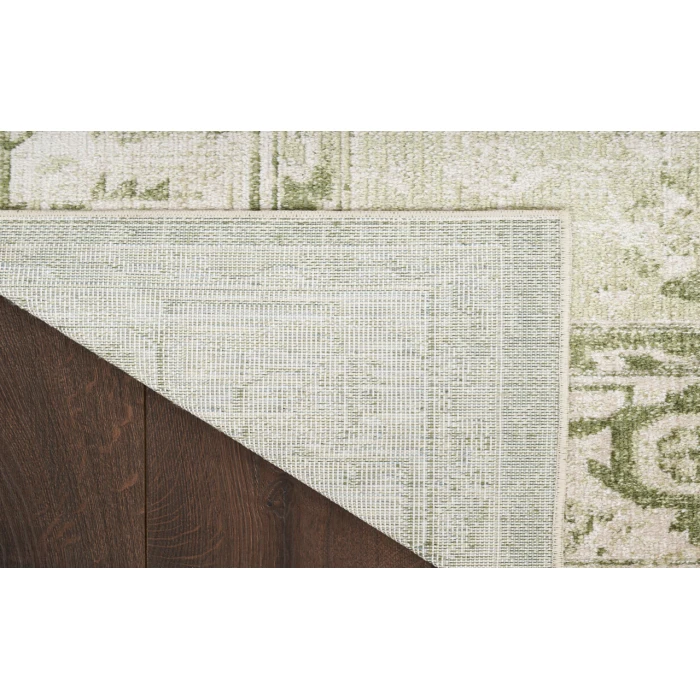 Nourison Astra Machine Washable Ivory Green ASW11 9 ft. X 12 ft. Rectangle Rug
