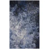 Nourison Home Passion PSN10 Light Blue Black 9 ft. X 12 ft. Area Rug