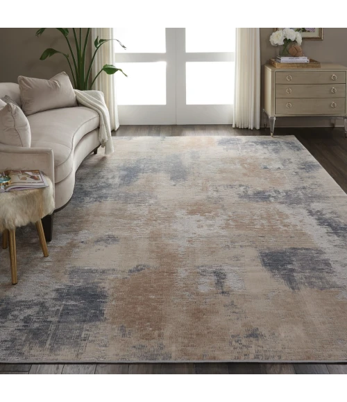 Nourison Rustic Textures Area Rug RUS02-Beige/Grey