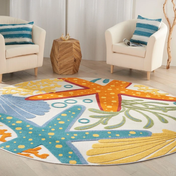 Nourison Aloha Area Rug ALH24-Multicolor