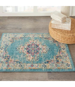 Nourison Home Passion PSN03 Light Blue 1 ft. 10 in. X 2 ft. 10 in. Area Rug