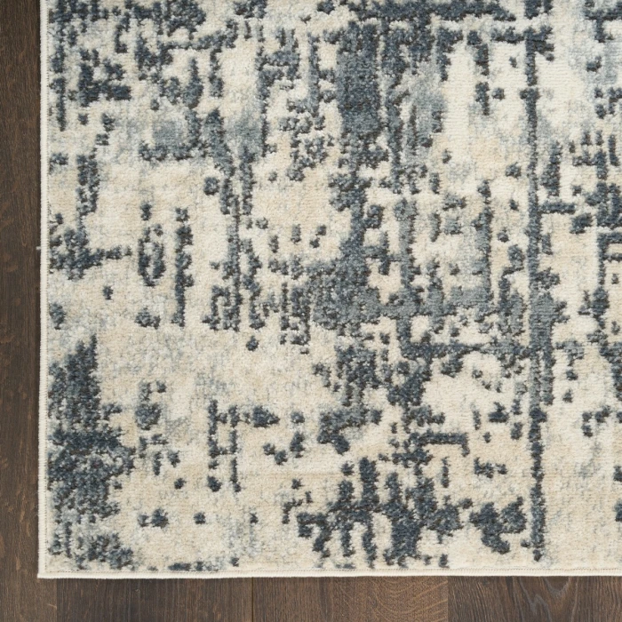 Nourison Quarry Ivory Grey QUA17 6 ft. X 9 ft. Rect. Rug