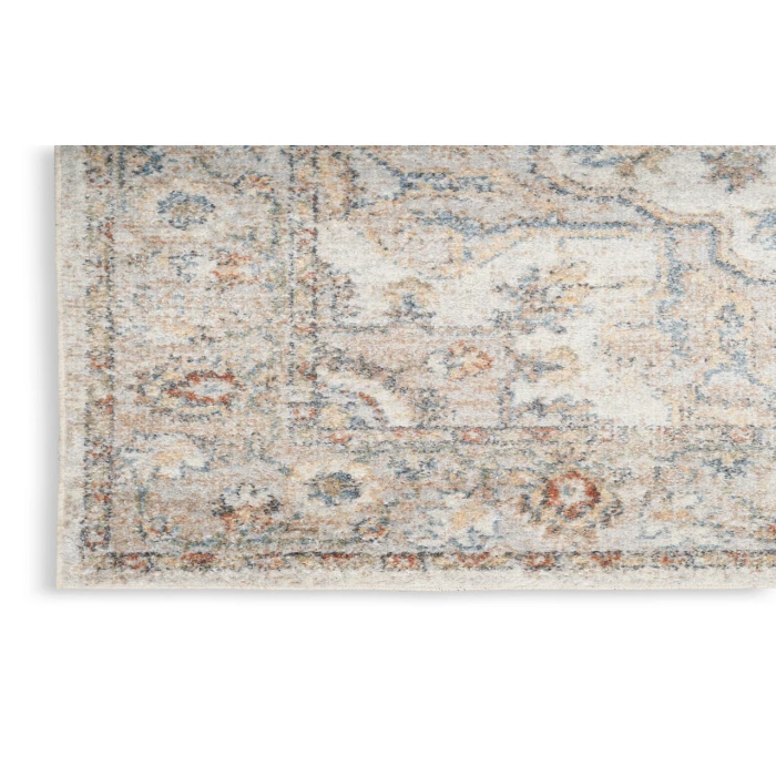 Nourison Astra Machine Washable Ivory Green ASW12 9 ft. X 12 ft. Rectangle Rug
