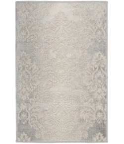 Nourison Home Elation ETN03 Ivory Grey 2 ft. X 3 ft. Area Rug