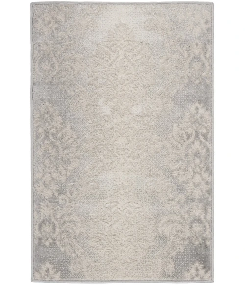 Nourison Elation Area Rug ETN03-Ivory Grey