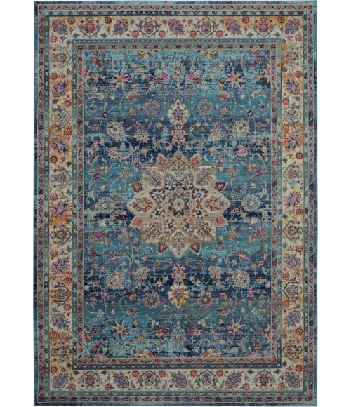 Nourison Vintage Kashan Area Rug VKA01-Blue